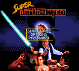 Super Return of the Jedi Title Screen